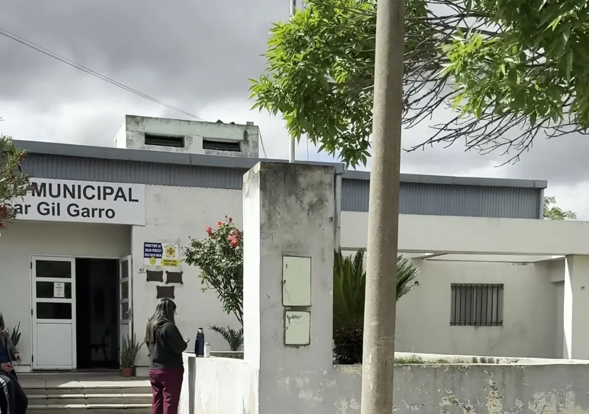 Frente del Hospital Municipal César Gil Garro, en Las Arrias